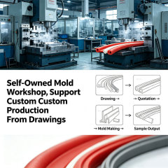OEM Silicone Sponge Sealing Strip | Custom Extruded Silicone Sponge Seal Manufacturer