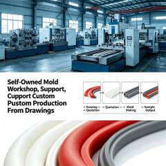 Custom size silicone sponge sealing strip