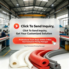Custom size silicone sponge sealing strip