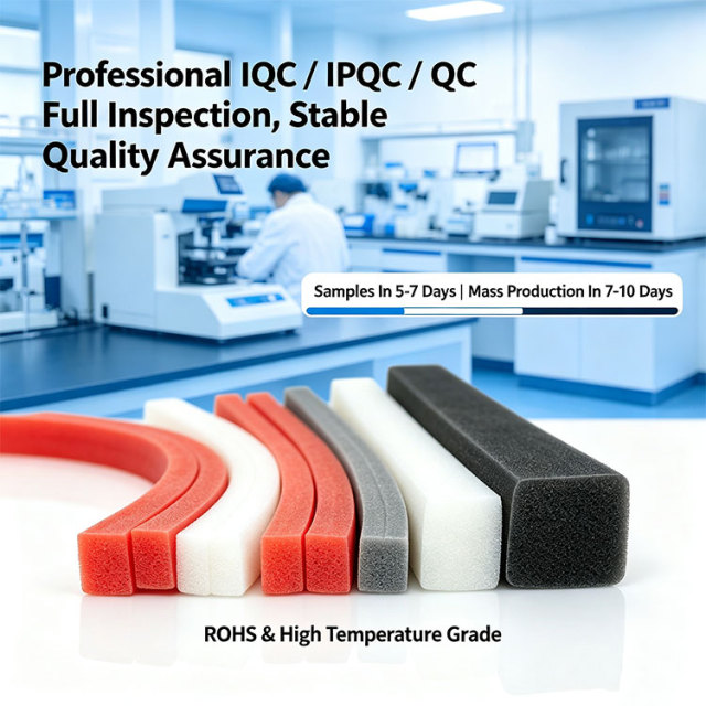 Flame Retardant Foamed Silicone Strip