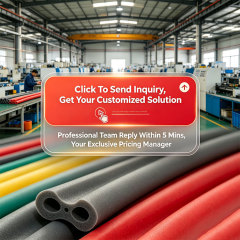 Multi-hole multi-row silicone foam tube