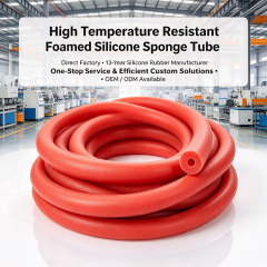 High Temperature Resistant Silicone Foam Sponge Tube