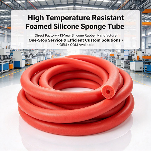 High Temperature Resistant Silicone Foam Sponge Tube