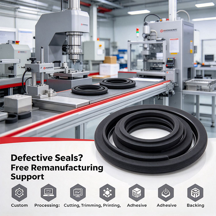 High Temp Molded Foam Sealing Gasket