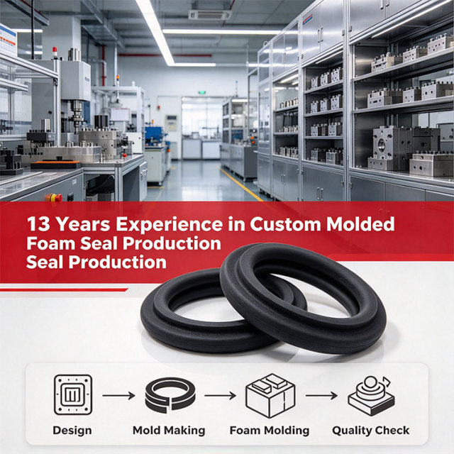 High Temp Molded Foam Sealing Gasket