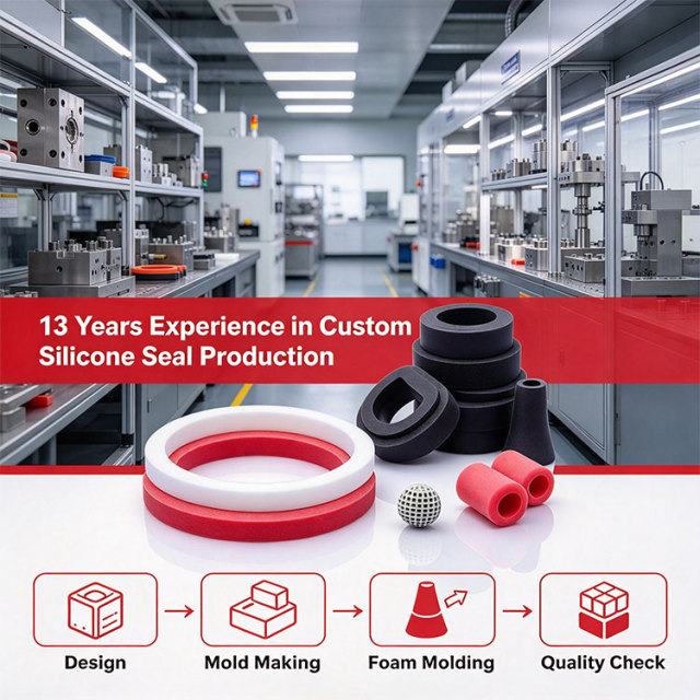 Custom Molded Foamed Silicone Sealing Ring