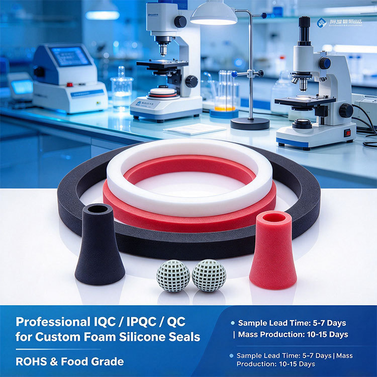 Custom Molded Foamed Silicone Sealing Ring