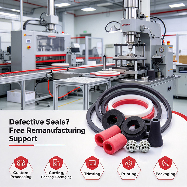 Custom Molded Foamed Silicone Sealing Ring