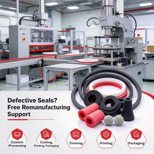 Custom Molded Foamed Silicone Sealing Ring