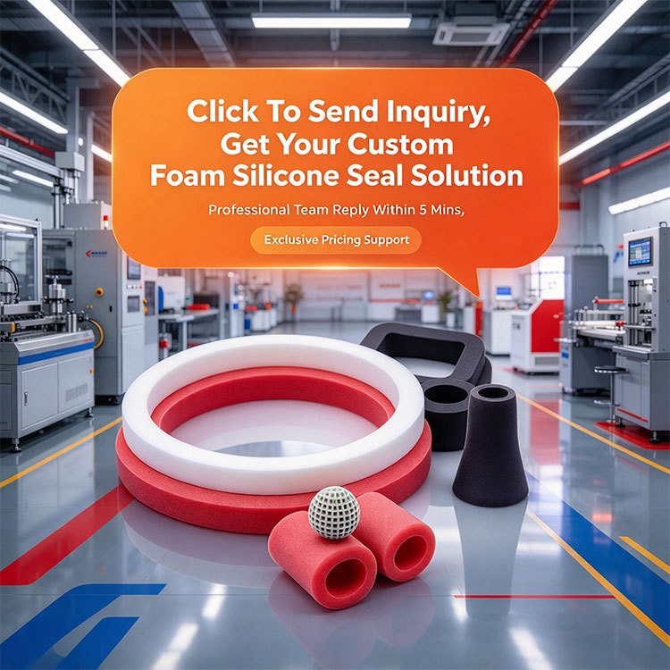 Custom Molded Foamed Silicone Sealing Ring