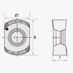 NLMP06/09 High-Feed Milling Tools