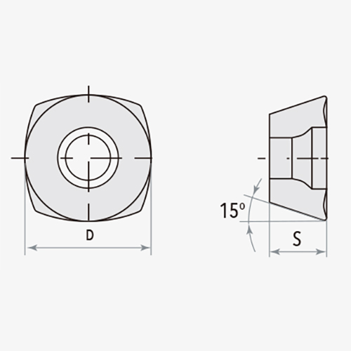 SDMT12/15 High-Feed Milling Tools