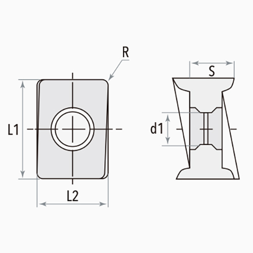 ANKX12/16 Shoulder Milling Tools