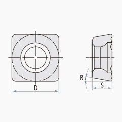SPMT09/12 Chamfer Milling Tools