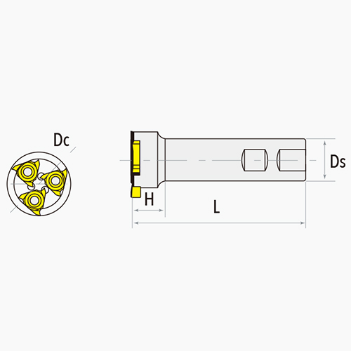 GM16 Groove Milling Tools