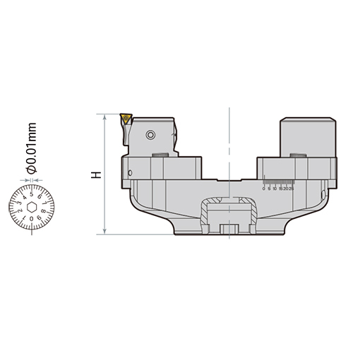 FM-CBH Large Diameter Finishing Boring Tools