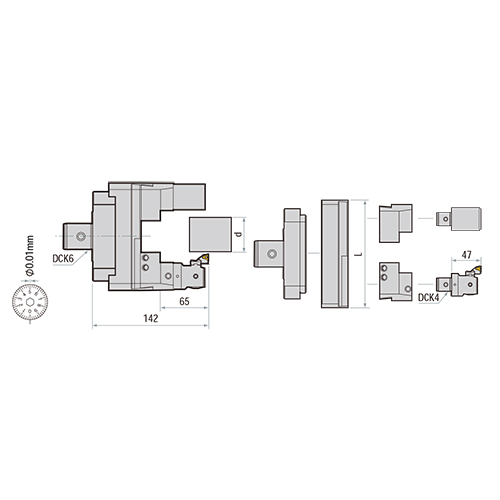 CBH-L Boring Tool For Pin Turning