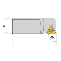 TBS Square Boring Bar T90°