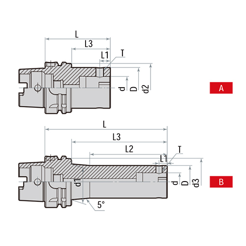 HSK-DCK Boring Adapter