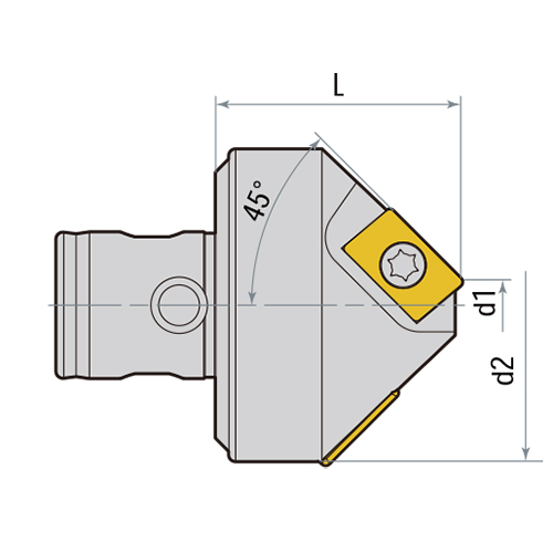 DCK Chamfering Head