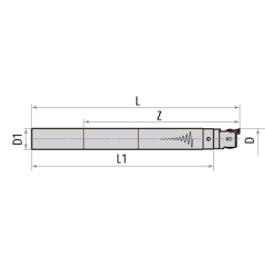 SCB-SDCK Anti-vibration Boring Bar