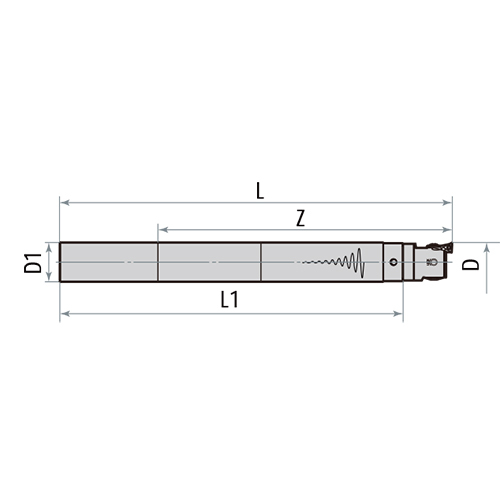 SCB-SDCK Anti-vibration Boring Bar
