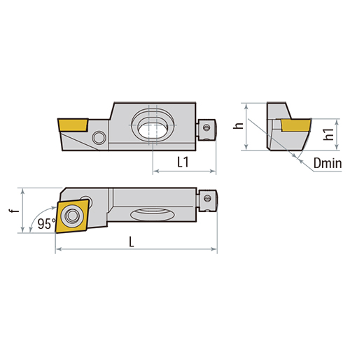 SLC Insert Holder For Roughing