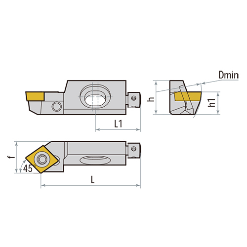 SSC Insert Holder For Roughing