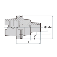 HSK-A-DSF Shrink Fit Holder