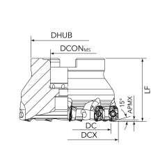 LD08 High-Feed Milling Tools