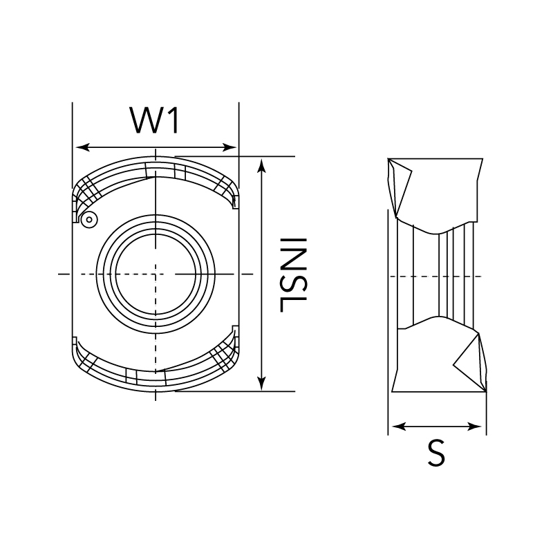 NLMP06/09 High-Feed Milling Tools