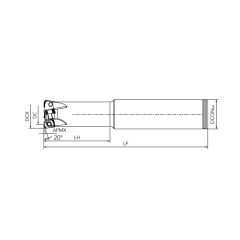 NLMP06/09 High-Feed Milling Tools