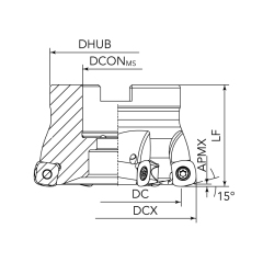 SDMT12/15 High-Feed Milling Tools