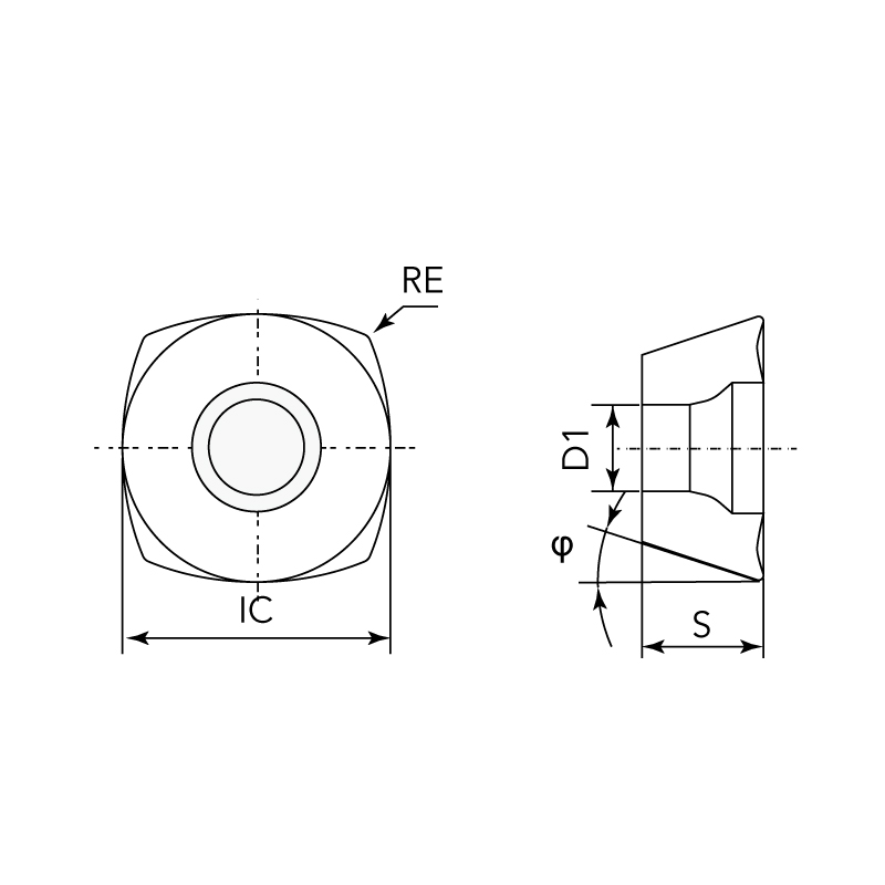 SDMT12 High-Feed Milling Tools