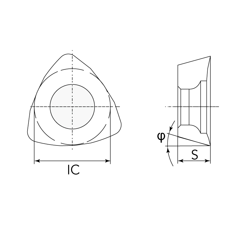 JDMT12 JPMT17 High-Feed Milling Tools
