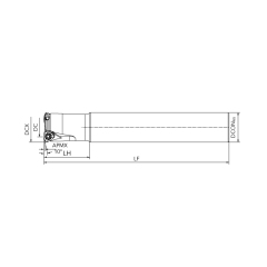 JDMT08/12 High-Feed Milling Tools