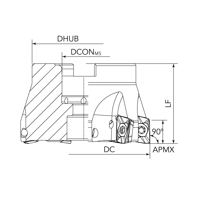 AD12 Shoulder Milling Tools