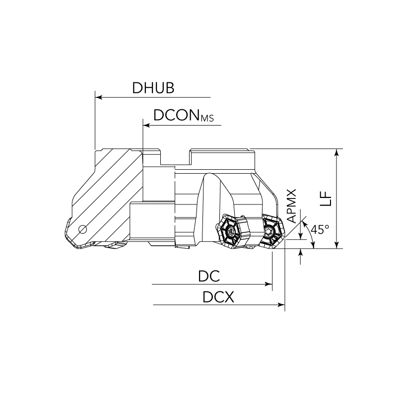 HNGJ0905 Face Milling Tools