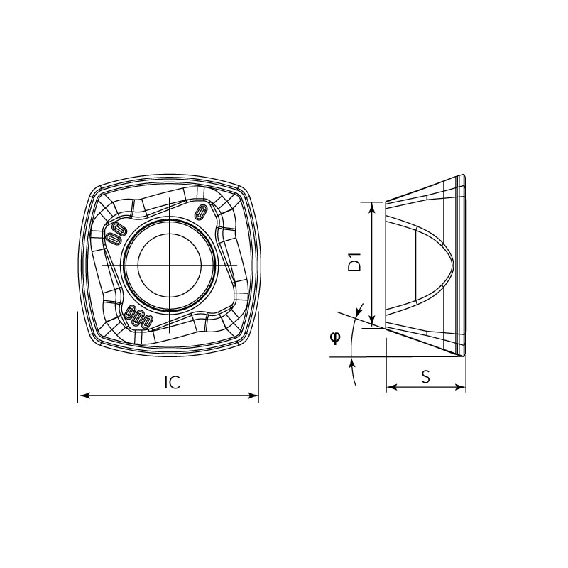 SDMT12/15 High-Feed Milling Tools