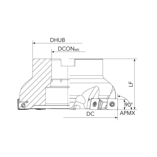 SDKT14 High-Feed Milling Tools