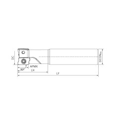ADKT15 Shoulder Milling Tools