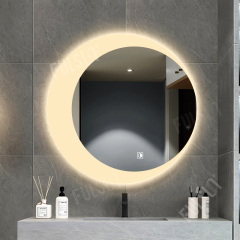 Moon Shaped Light LED Hanging Mirror