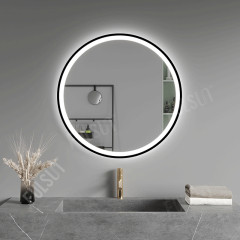 黑色金属框 LED 挂镜