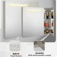 白色喷塑多功能铝制浴室柜
