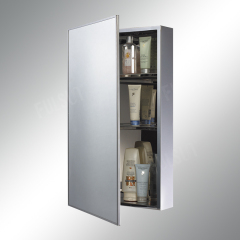 不锈钢柜，带厚不锈钢框镜门