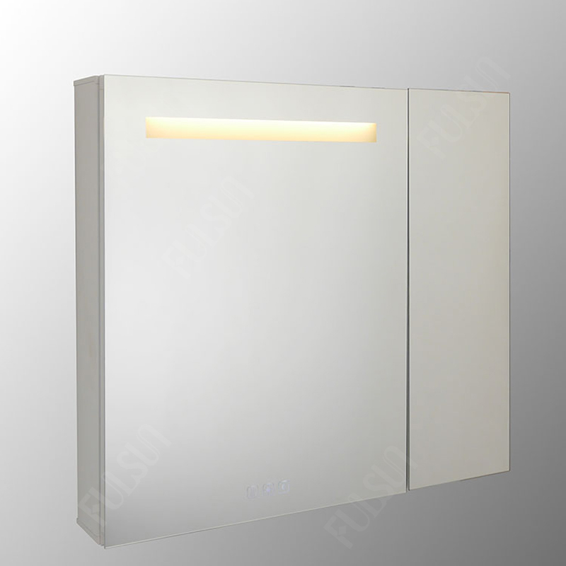 Multi-Function Aluminum Bathroom Cabinet with White Powder Coated