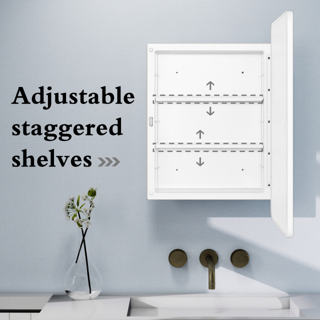 Plastic Medicine Cabinet, Available in a variety of colours. 16x24