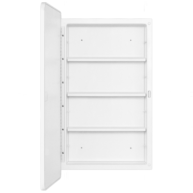 Plastic Medicine Cabinet, Available in a variety of colours. 16x28