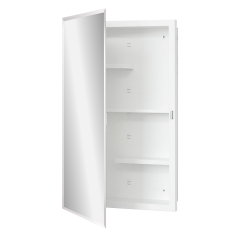 Plastic Medicine Cabinet, With Golden Round Corner Frame