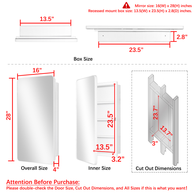 Plastic Medicine Cabinet, Available in a variety of colours. 16x28